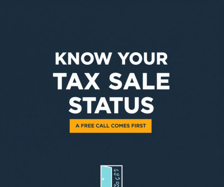Consultation - 8 Know your tax sale status - check the county Upset Sale list, a free call comes first - Way Out Now Solutions