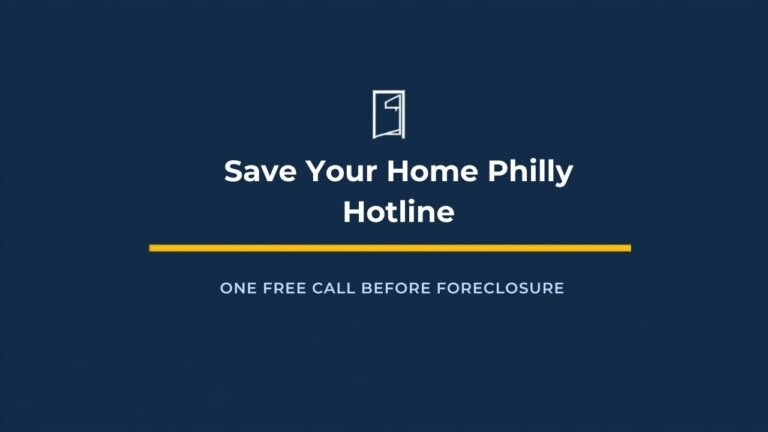 Consultation - 7 Save Your Home Philly Hotline - one free call before foreclosure - Way Out Now Solutions